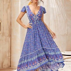 NWOT Boho Maxi Dress